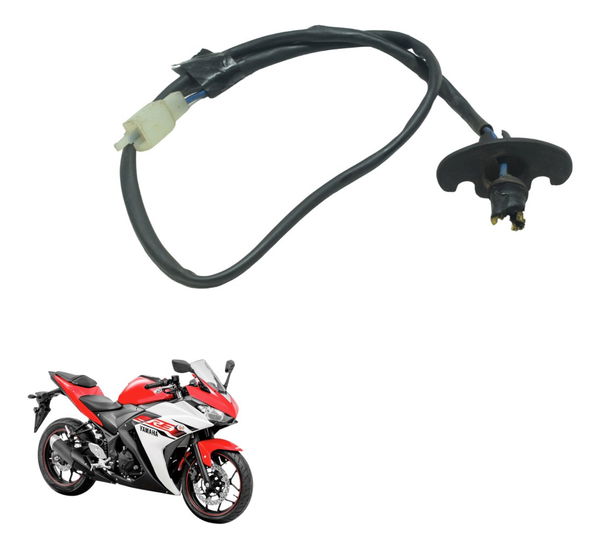Chicote Luz Placa C/ Avaria Yamaha Yzf R3 16-19 Original