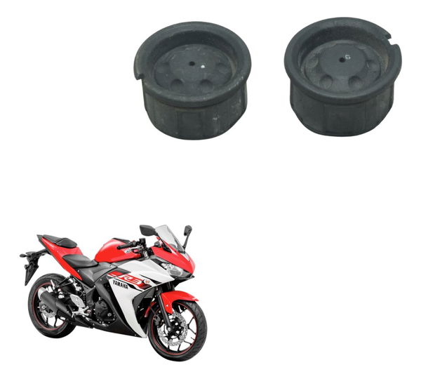 Par Borracha Acabamento Chassi Yamaha Yzf R3 16-19 Original