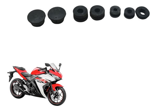 Kit Coxim Diversos Yamaha Yzf R3 16-19 Original