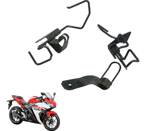 Kit Suporte Guia Cabos Flexível Yamaha Yzf R3 16-19 Original