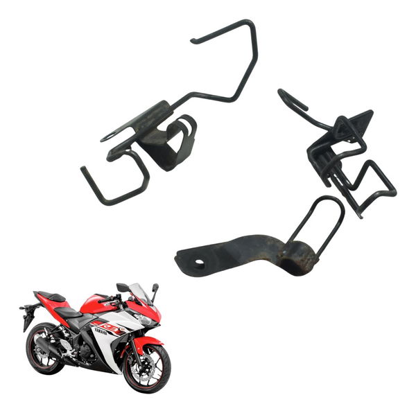 Kit Suporte Guia Cabos Flexível Yamaha Yzf R3 16-19 Original