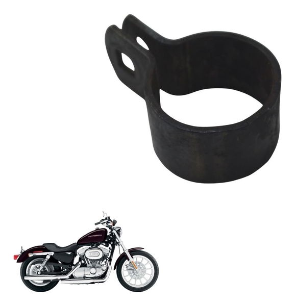 Abraçadeira Curva Escape Tras Harley Xl 883 Sportster 04-06