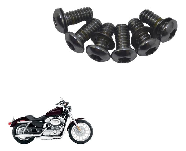Jogo Parafuso Tampa Inspeção Harley Xl 883 Sportster 04-06