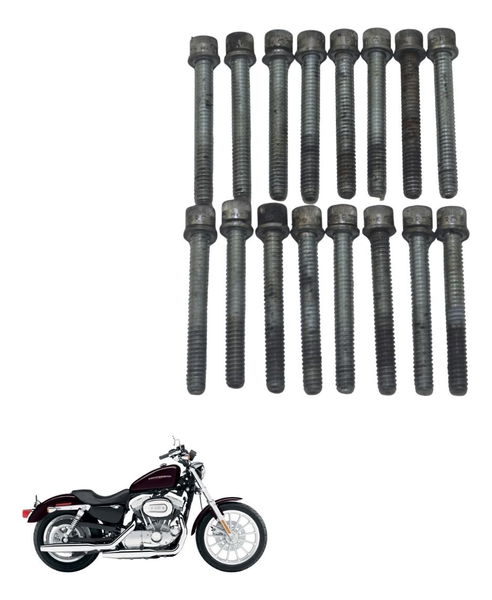 Jogo Parafuso Tampa Primária Harley Xl 883 Sportster 04-06