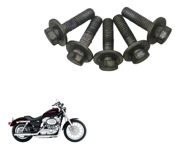 Jogo Parafuso Polia Harley Xl 883 Sportster 04-06 Original