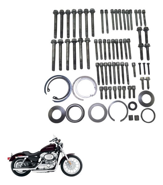 Kit Parafuso Motor Harley Xl 883 Sportster 04-06 Original