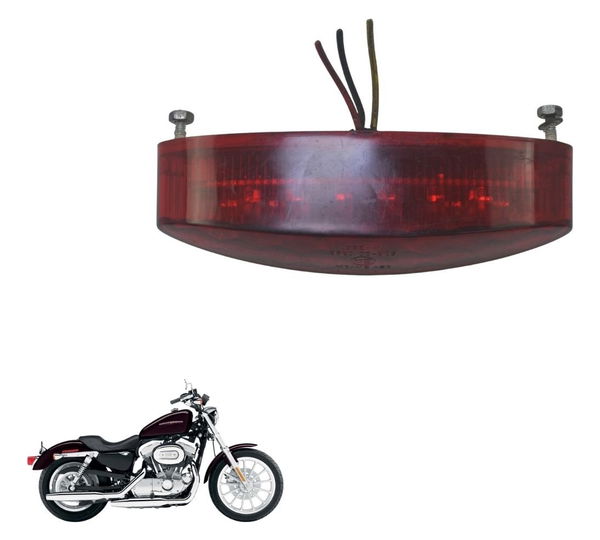 Lanterna Tras Paralela S/plug Harley Xl 883 Sportster 04-06 Ambos Lados
