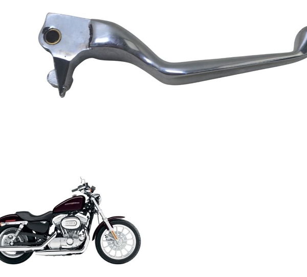 Manete Freio Harley Xl 883 Sportster 04-06 Original Prateado