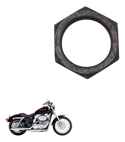 Porca Trava Pinhão Harley Xl 883 Sportster 04-06 Original