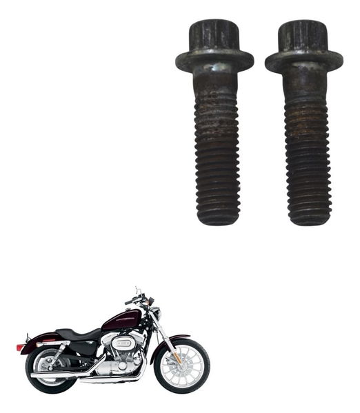 Par Parafuso Pinça Freio Diant Harley Xl 883 Sportster 04-06
