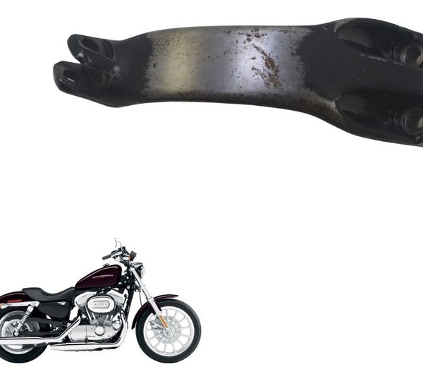 Suporte Pedaleira Diant Esq Harley Xl 883 Sportster 04-06 Preto