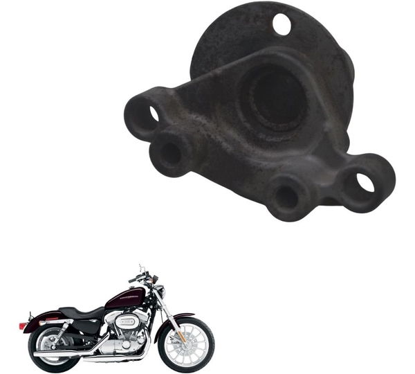 Suporte Pedaleira Esq Harley Xl 883 Sportster 04-06 Original Preto