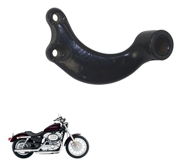 Suporte Pedal Diant Esq Harley Xl 883 Sportster 04-06 Origin Preto