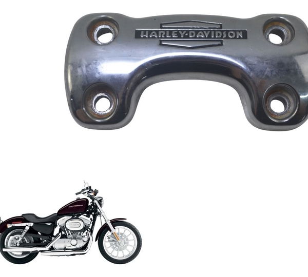 Tampa Riser Guidão Harley Xl 883 Sportster 04-06 Original Prateado
