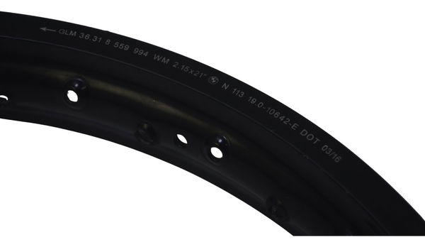 Aro Roda Dianteira Empenado Bmw F 800 Gs 09-12 Original