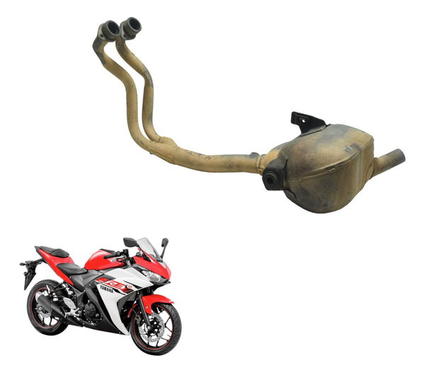 Escapamento C/ Avaria Yamaha Yzf R3 16-19 Original