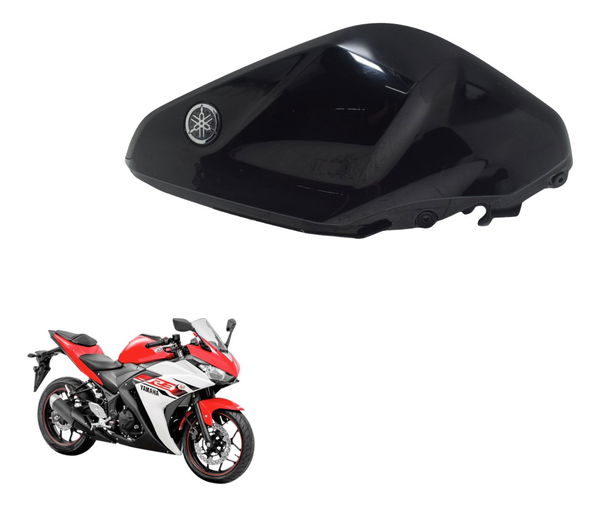 Tampa Tanque Esq C/ Avaria Yamaha Yzf R3 16-19 Original Preto