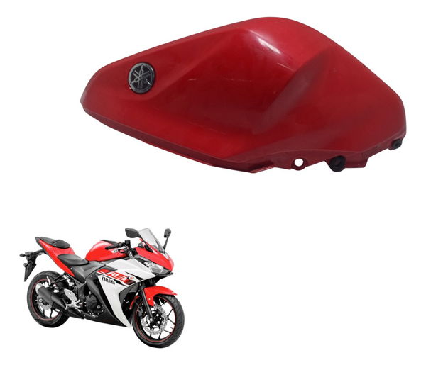 Tampa Tanque Esquerda Yamaha Yzf R3 16-19 Original Vermelho