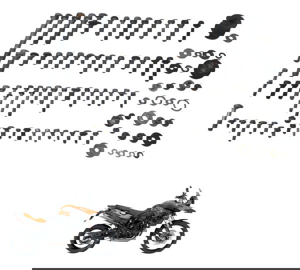 Kit Parafuso Diversos Bmw F 800 Gs 09-12 Original