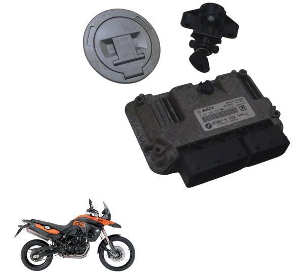 Kit Chave Ignição Módulo Code Bmw F 800 Gs 09-12 Original