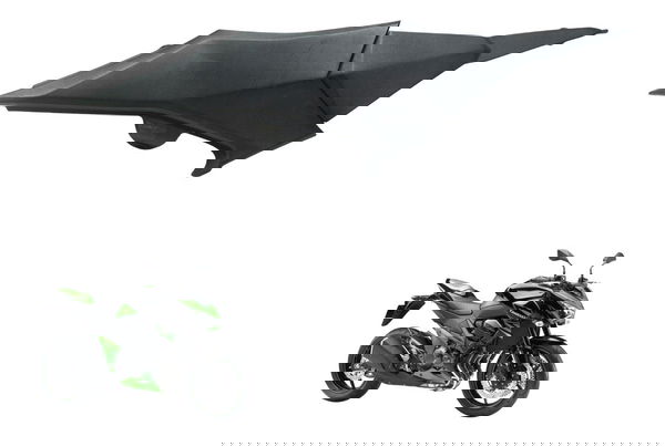 Acabamento Lateral Esquerdo Kawasaki Z 800 13-17 Original