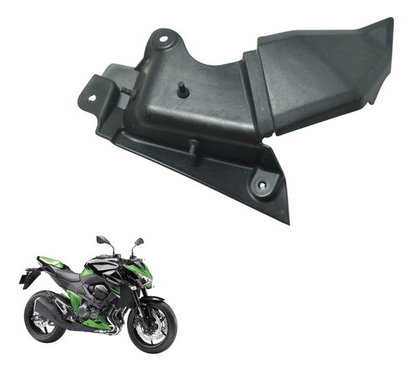 Acabamento Radiador Inferior Esq Avaria Kawasaki Z 800 13-17