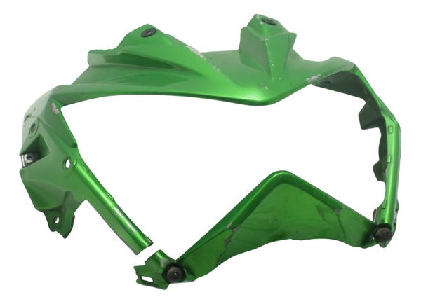 Carenagem Frontal Farol C/ Avaria Kawasaki Z 800 13-17 Orig Verde