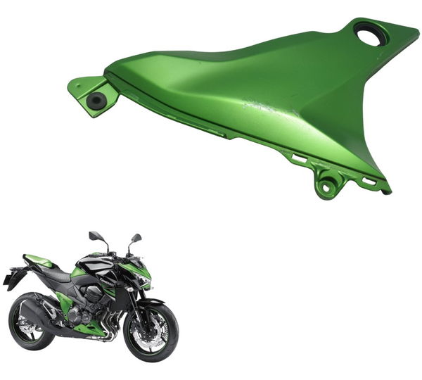 Carenagem Tampa Lateral Esq C/ Det Kawasaki Z 800 13-17 Orig Verde