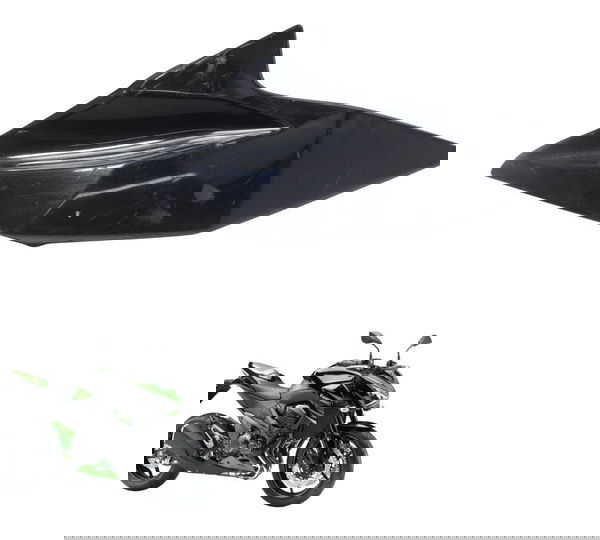 Carenagem Bananinha Farol Direita Kawasaki Z 800 13-17 Orig Preto