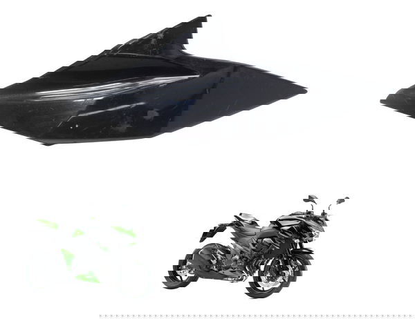 Carenagem Bananinha Farol Direita Kawasaki Z 800 13-17 Orig Preto