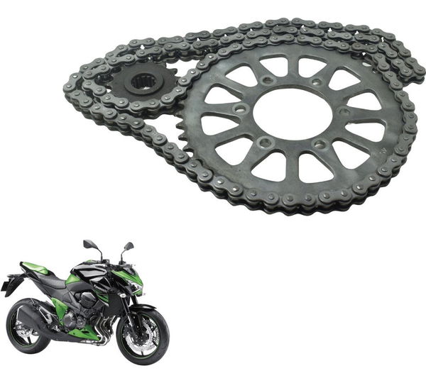 Kit Relação Scc Tech Kawasaki Z 800 13-17 Cinza