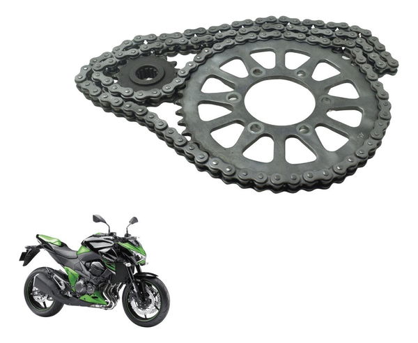 Kit Relação Scc Tech Kawasaki Z 800 13-17 Cinza