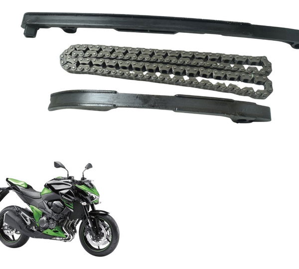 Kit Guia Tensor Corrente Comando Kawasaki Z 800 13-17 Orig