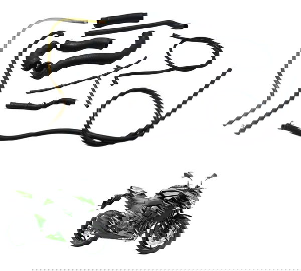 Kit Mangueiras Kawasaki Z 800 13-17 Original