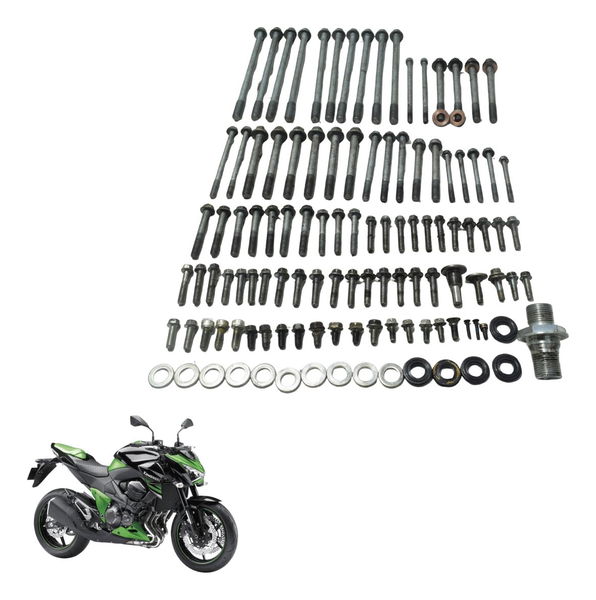 Kit Parafuso Motor Kawasaki Z 800 13-17 Original