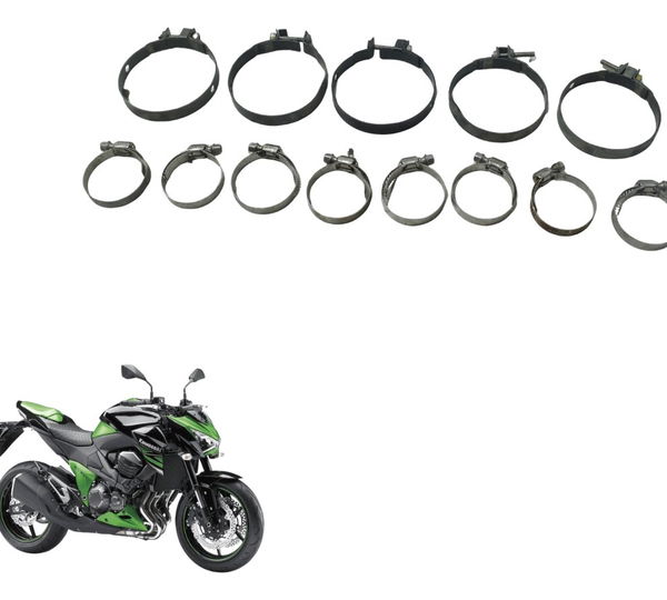 Kit Abraçadeira Diversas Kawasaki Z 800 13-17 Original