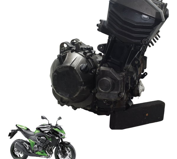 Motor Complet Nfe Baixa Base Troca Kawasaki Z 800 13-17 Orig