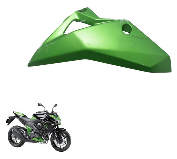 Spoiler Esquerdo C/ Avaria Kawasaki Z 800 13-17 Orig Verde