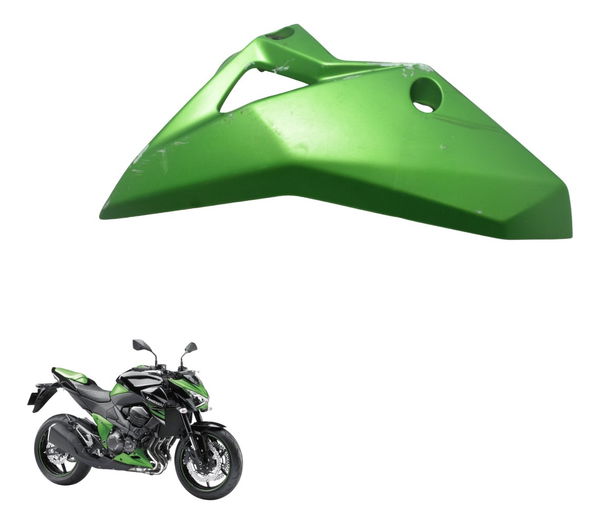 Spoiler Esquerdo C/ Avaria Kawasaki Z 800 13-17 Orig Verde