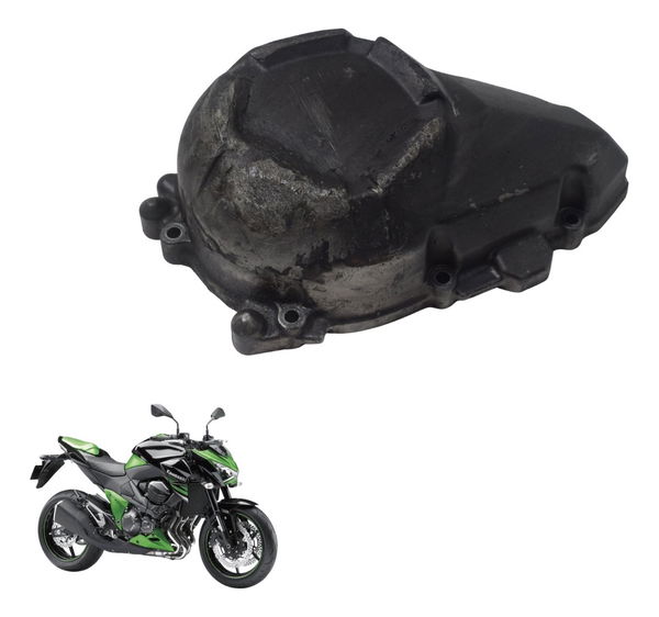 Tampa Motor Estator C/ Avaria Kawasaki Z 800 13-17 Original Preto