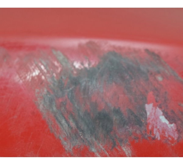 Carenagem Lateral Esquerda C/avaria Kawasaki Er 6n 10-12 Org Vermelho