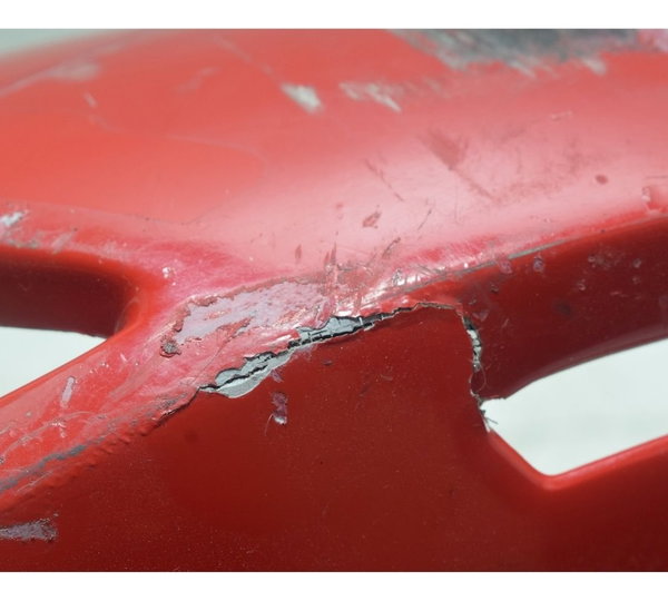 Carenagem Lateral Esquerda C/avaria Kawasaki Er 6n 10-12 Org Vermelho