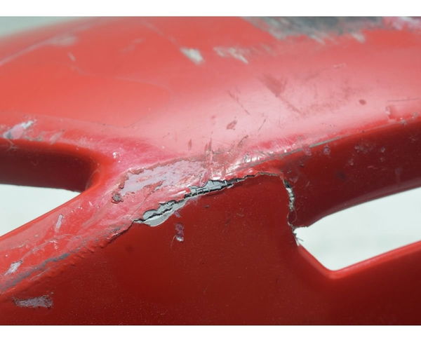 Carenagem Lateral Esquerda C/avaria Kawasaki Er 6n 10-12 Org Vermelho