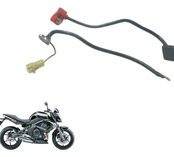 Cabo +/- Bateria Kawasaki Er 6n 10-12 Original