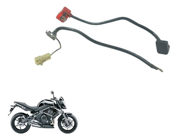 Cabo +/- Bateria Kawasaki Er 6n 10-12 Original