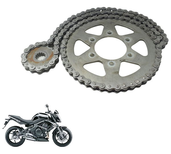 Kit Relação Kawasaki Er 6n 10-12 Original