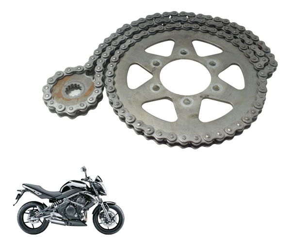 Kit Relação Kawasaki Er 6n 10-12 Original