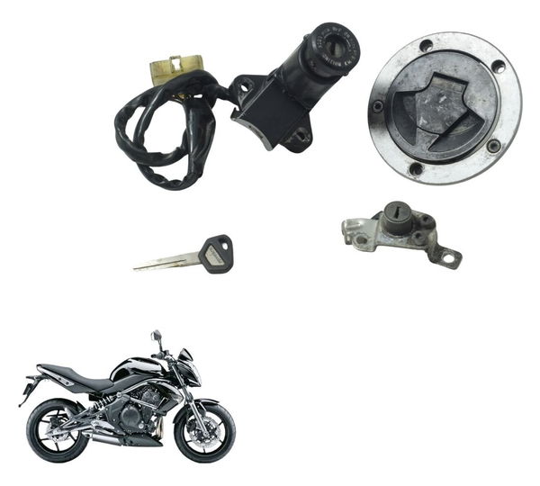 Kit Chave Ignição Kawasaki Er 6n 10-12 Original