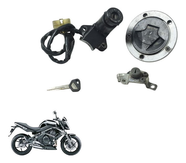 Kit Chave Ignição Kawasaki Er 6n 10-12 Original