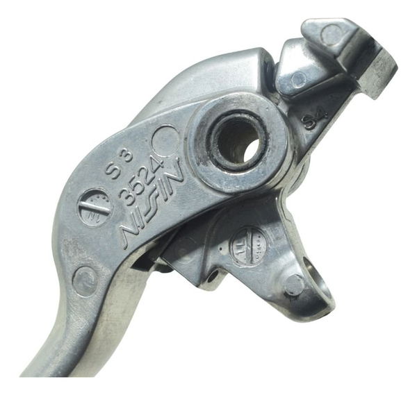 Manete Freio C/ Avaria Kawasaki Er 6n 10-12 Original Prateado